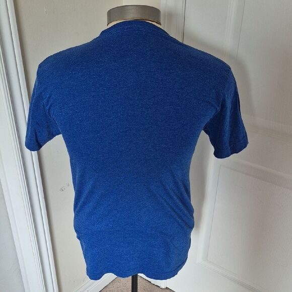Quiksilver Men's Heathered Blue Tee - Picture 3 of 16